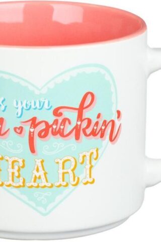 1220000138155 Bless Your Soul XL White Coffee Mug Pea Pickin' Heart