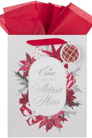 1220000327016 Large Portrait Inspirational Scripture Christmas Gift Bag
