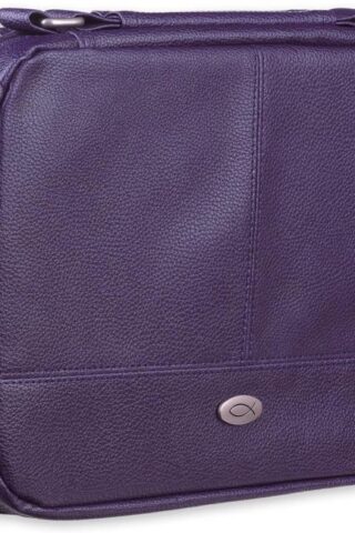 1220000721562 Inspirational Vegan Leather Two-fold Organizer Bible Cover for Women