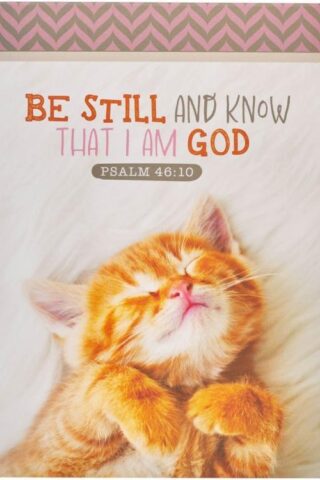 6006937160842 Small Handy Scripture Notepad for Women: Be Still & Know - Psalm 46:10 Inspirati