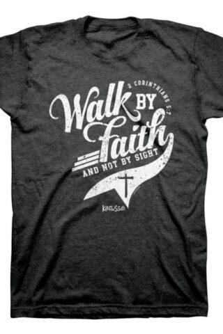 612978452554 Walk By Faith (Medium T-Shirt)