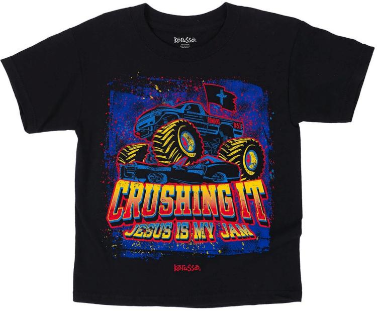 612978643853 Kerusso Kidz Crushing It Jesus Is My Jam (3T (3 years) T-Shirt)