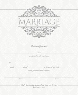 730817353111 Marriage Certificate