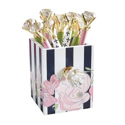886083548499 Floral Gem Pen Holder