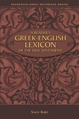 9780310523321 Readers Greek-English Lexicon Of The New Testament