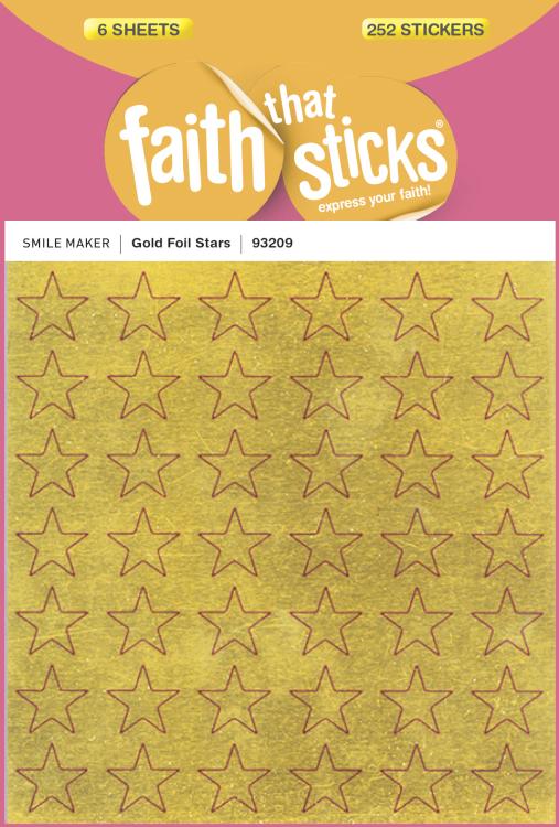 9781414393209 Gold Foil Stars