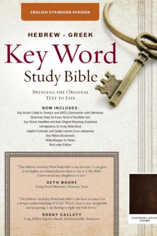 9781617155512 Hebrew Greek Key Word Study Bible