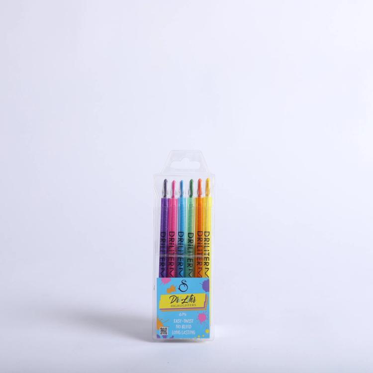 788200483037 Driliter Max Highlighter Assorted 6 Pack